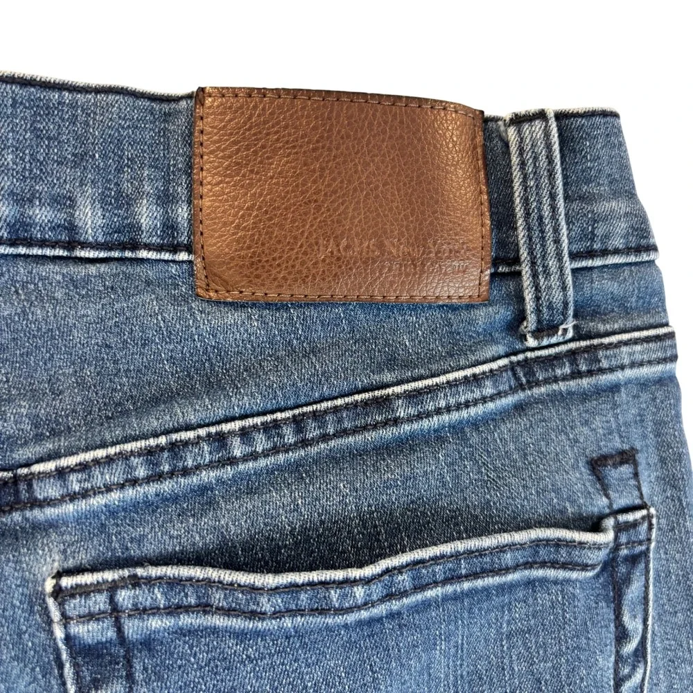 JACHS New York Tribeca Slim Fit Jeans Mens 34x32 Medium Wash Blue Denim